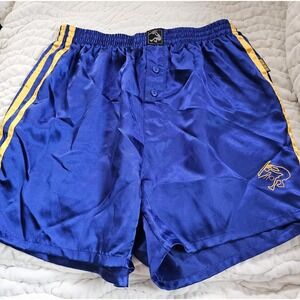 Vintage Shaq Windbreaker  Shorts Men's Large BLUE/YELLOW 90s